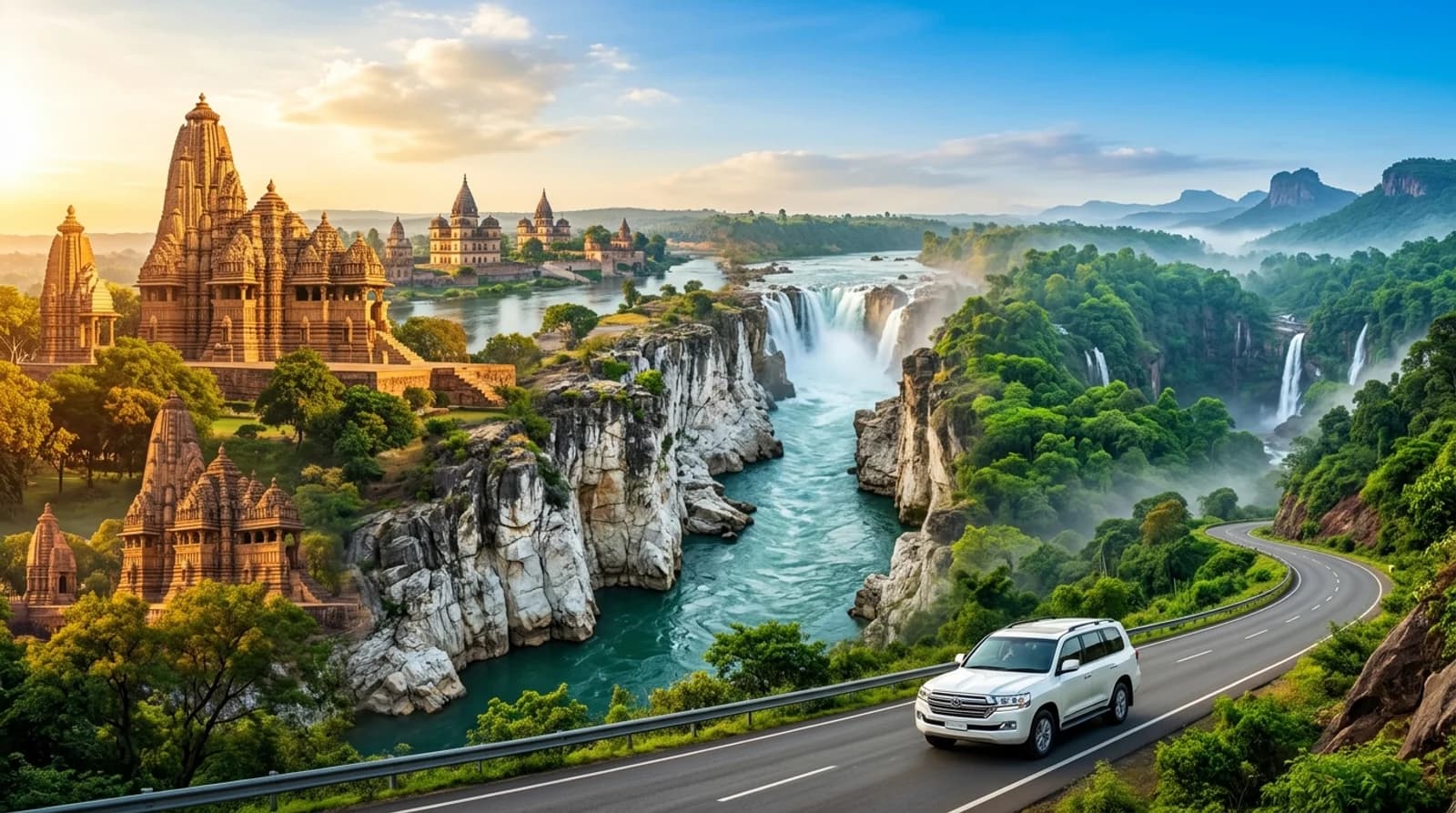 Explore Madhya Pradesh - Tourist Destinations with SSVE Cabs